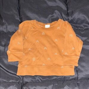 Colored Organics Kids' Tan Patterned Sweatshirt